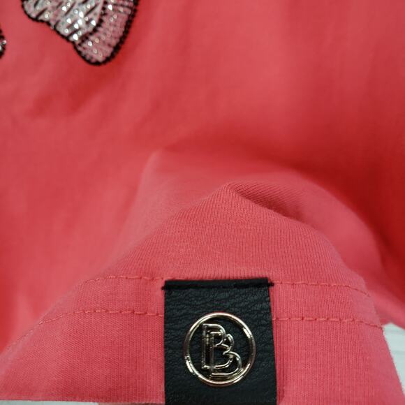 Burycan Paris Men's Pink Bug's Bunny Rhinestone Shirt Size Medium - Picture 10 of 13